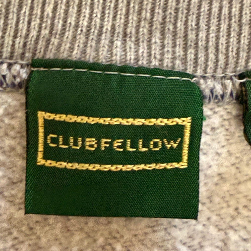 Clubfellow Vintage Men's Cotton Blend Embroidered Golf sweatshirt,, size XL - Picture 7 of 11
